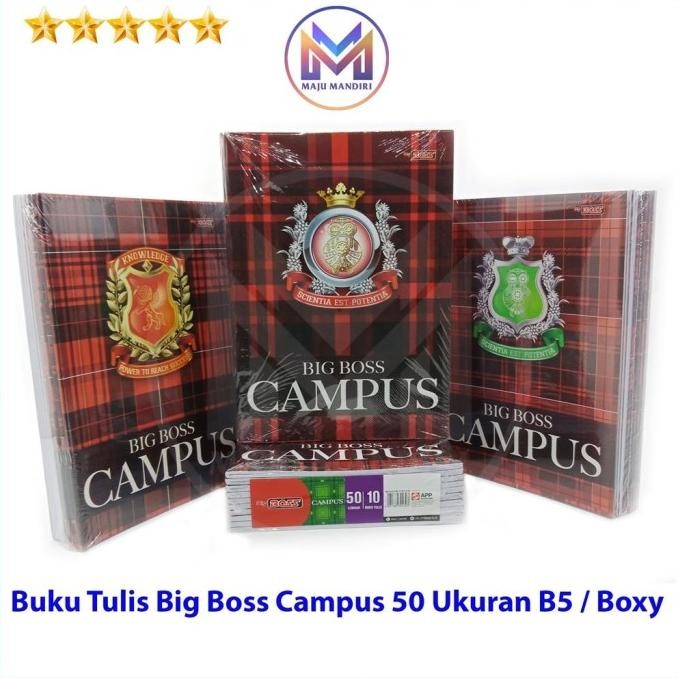 

Promo!! Buku Tulis Big Boss Campus Isi 50 Lembar Ukuran B5 / Boxy Campus 50