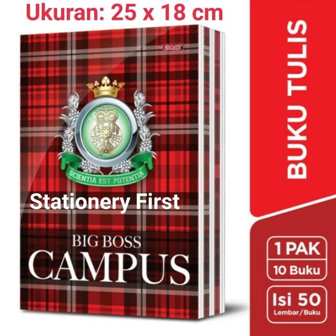 

New!! Buku Tulis Big Boss Campus 50 Lembar 10 Buku