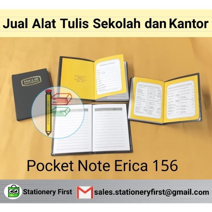 

Sale!! Buku Agenda Notes Kantong Saku (Pocket Notes) Erica 156