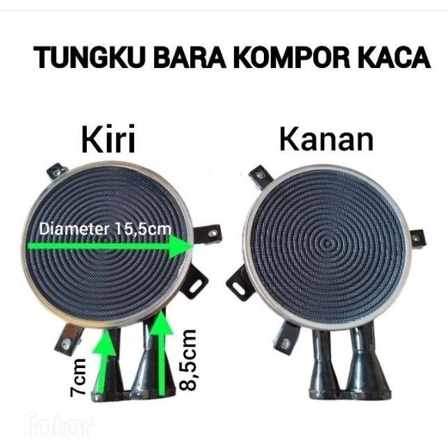 @#@#@#] Tungku Bara Api Kompor Gas Kaca Universal / Bara Infrared
