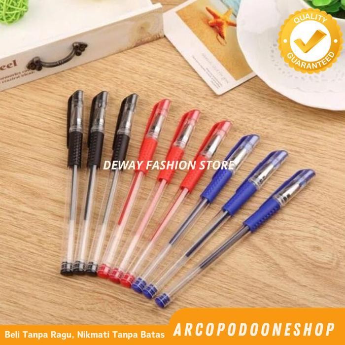 

PULPEN BOLPOIN BULPEN GEL INK 0.5MM ALAT TULIS KANTOR SEKOLAH PENA PEN TINTA CAIR MERAH HITAM BIRU KUALITAS TERBAIK !!!