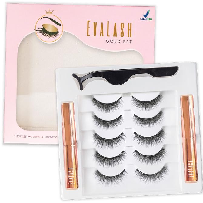 EVALASH NATURAL | GOLD MIX BULUMATA EVA LASH MAGNETIC EYELASH
