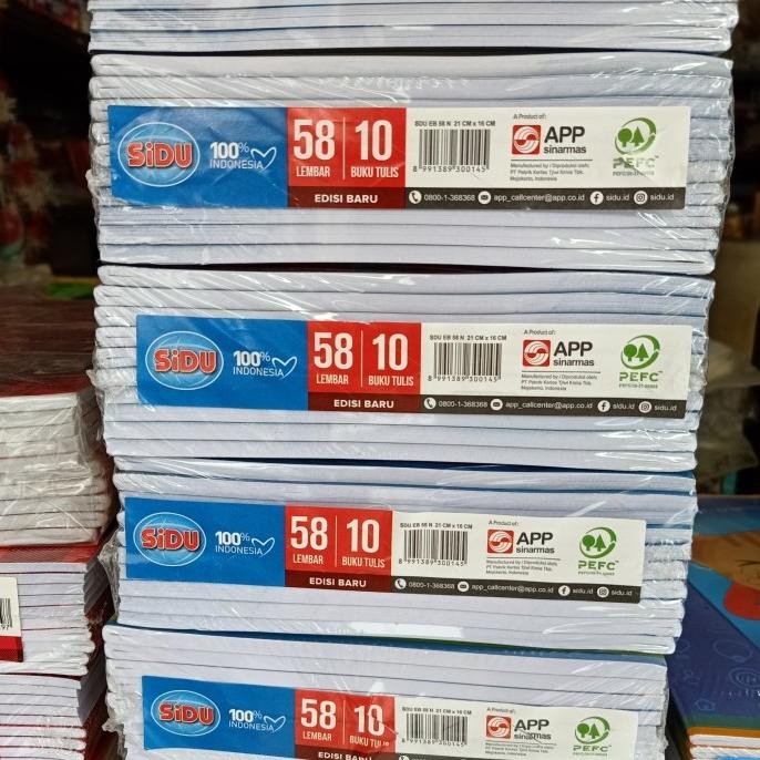 

Promo!! Buku Tulis Sidu Sinar Dunia 58 Lbr