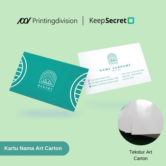 

Sale!! Kartu Nama / Bussiness Card Premium Art Carton 260