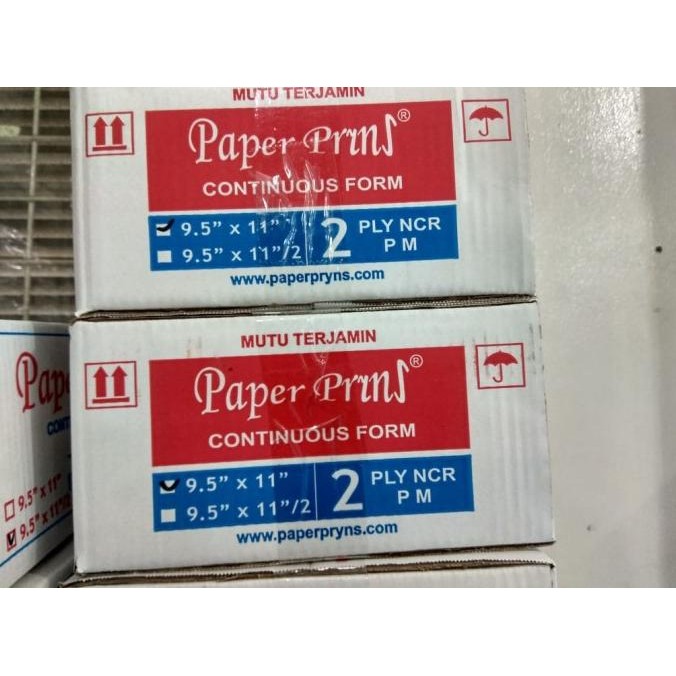 

NEW Kertas CF Continuous Form 2 ply utuh Paper Print