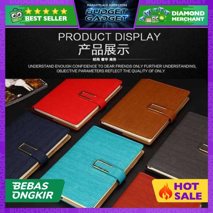 

New!! Buku Catatan Kerja Cover Kulit Kertas A5
