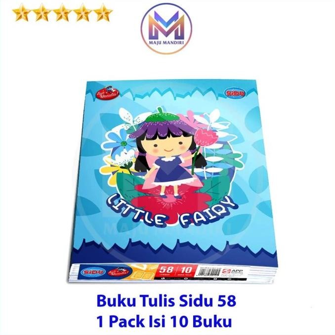 

Sale!! Buku Tulis Sidu Isi 58 Lembar / Sidu 58 / Buku Tulis Tk, Sd