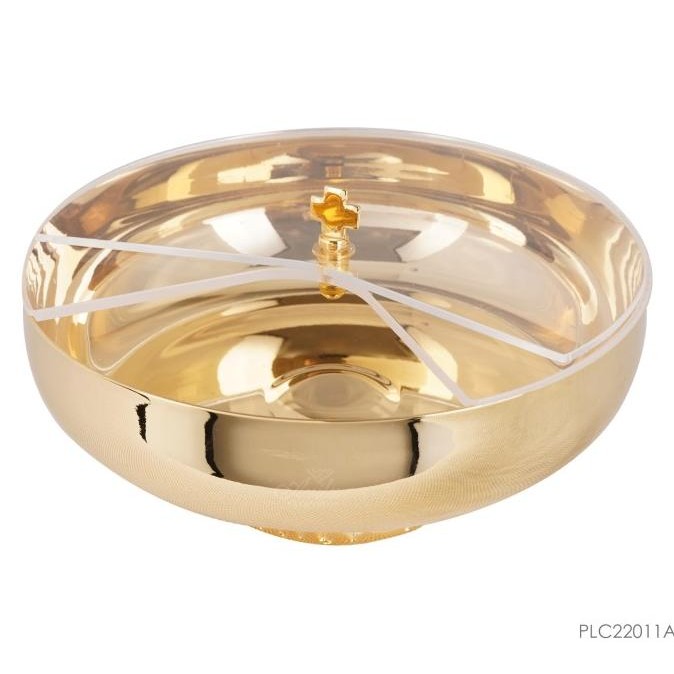 Open DS] Sibori Bowl With Meral Swivel Lid kapasitas 200 Hosti Rohani Katolik