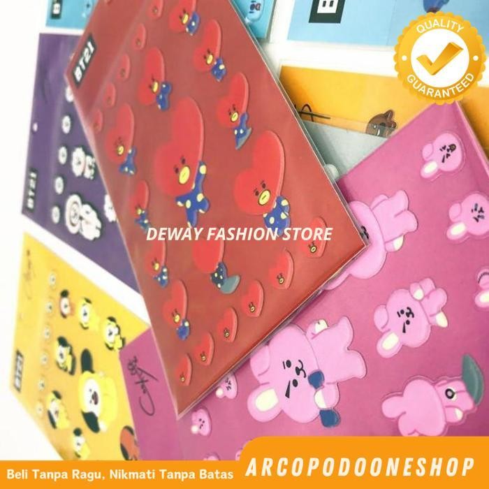 

STIKER BT21 KPOP KOREA KTER KARTUN BEST SELLER !