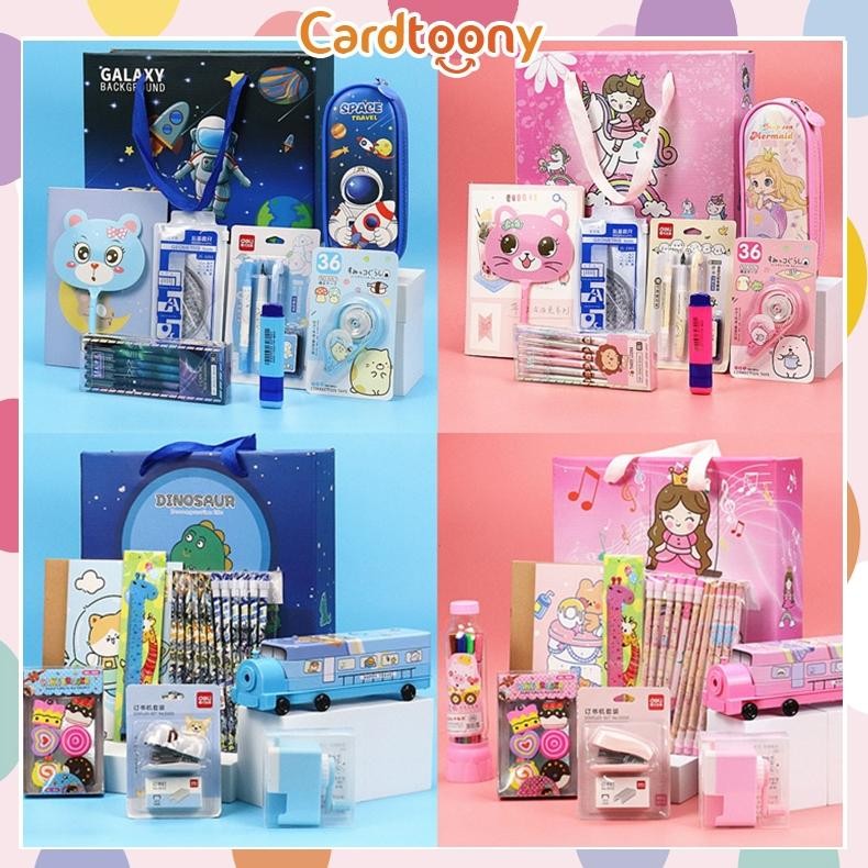 

BISA COD Paket Alat Tulis Kiloan Pulpen Stiker Memo Tempel Penghapus Pensil Buku Penggaris Rautan Stationery Gunting Stapler Stationery Set TC21