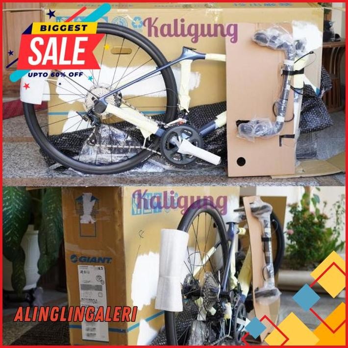 SEPEDA ROADBIKE CARBON GIANT TCR ADVANCED 3 DISC - SEPEDA BALAP CAKRAM HEMAT