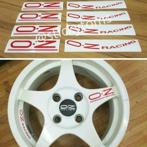 PAKET STIKER VELG MOBIL OZ RACING CHRONO READY