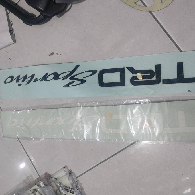 STIKER TRD SPORTIVO YARIS RUSH ORIGINAL FORSALE