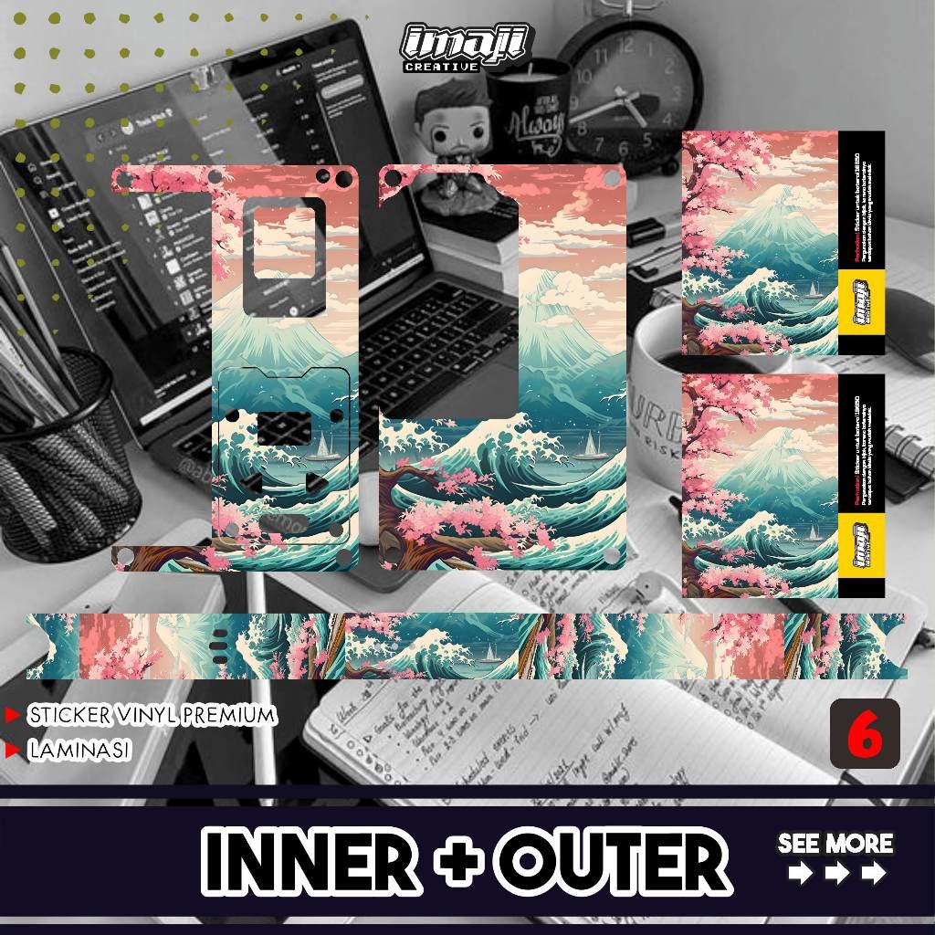 

*PromoTerjangkau* Stiker B80 Imaji Creative 6 Garskin Wrap Stiker Premium / X Casing Case COD