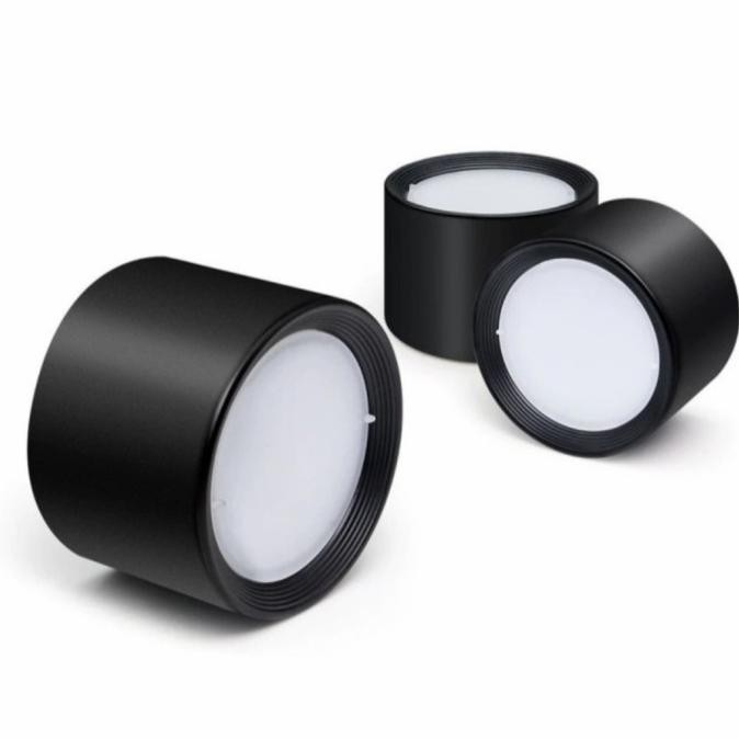 Lampu Led Downlight Outbow Lampu Plafon 12W / 24W Hitam / Putih