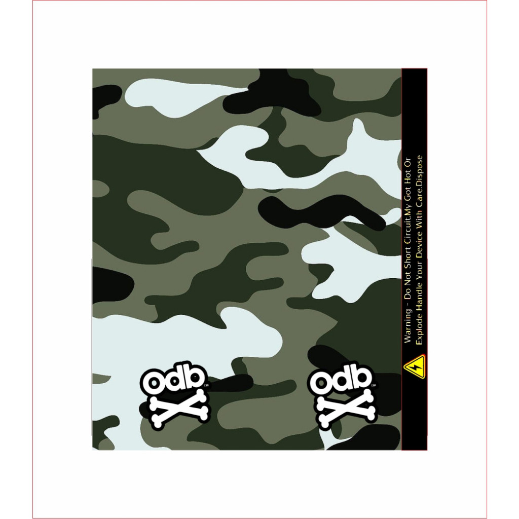 

*PromoTerjangkau* Warp Stiker Batre 18650 Hologram 9 Garskin Wrap Stiker Premium / X Casing Case COD