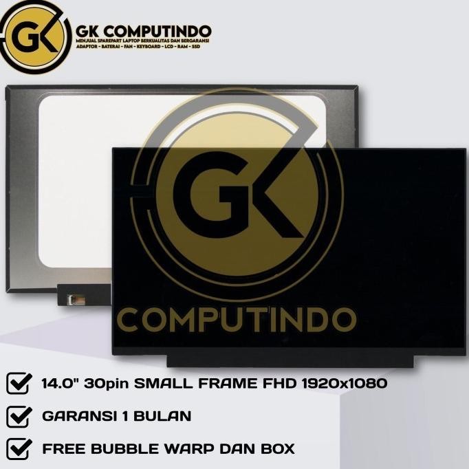 Led Lcd 14.0" Fhd Small Frame N140Hce-En2 Rev C2 N140Hce-Gn2 Gp2 New Stok