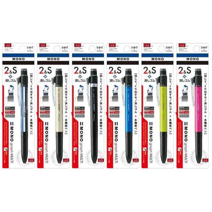 

Promo!! Tombow Mono Graph Multi 2&S Ballpoint Pen + Mechanical Pencil 0.5Mm