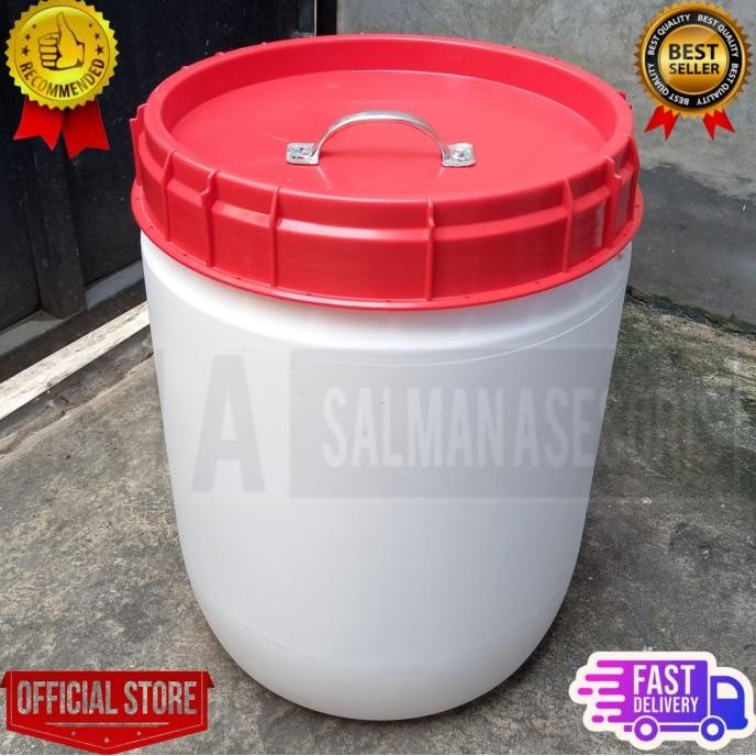 PREMIUM Drum Tong Plastik Tempat Sampah 30 Liter