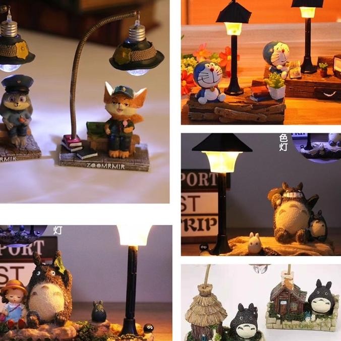 Lampu Hia Amar Hiaan Meja New Creative Cartoon Totoro Doraemon
