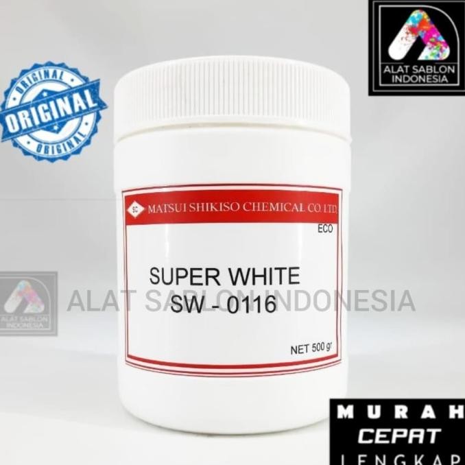 Murah Tinta Sablon Rubber Matsui Super White 500Gr