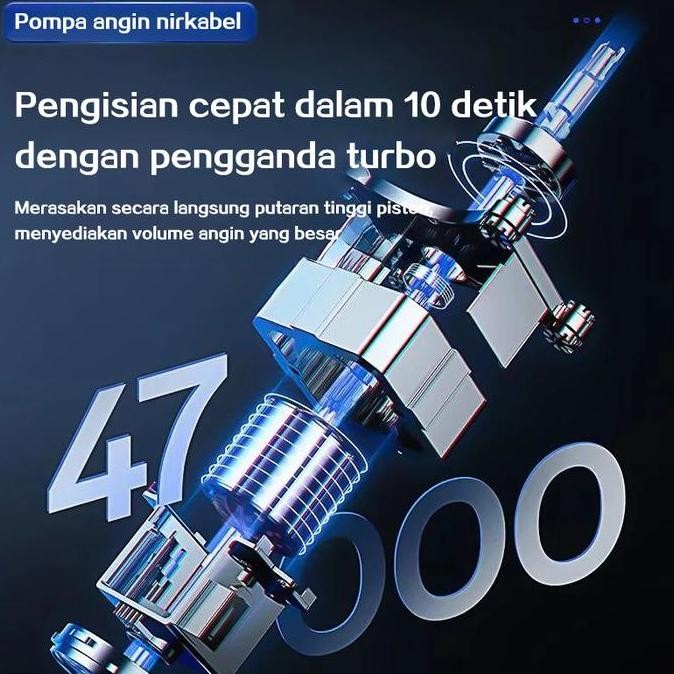 Pompa Ban Mobil Truk Motor Elektrik Cek Tekanan Angin Digital Pompa Elektrik Pompa Udara Mobil Porta