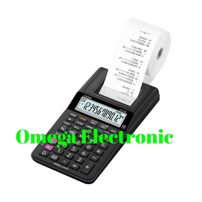 

TERBARU - Casio HR 8 RC - Printing Calculator Struk Kalkulator Kasir HR 8RC