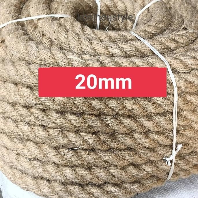 

NEW tali tambang goni/tali Dadung 20mm (panjang 20 meter)