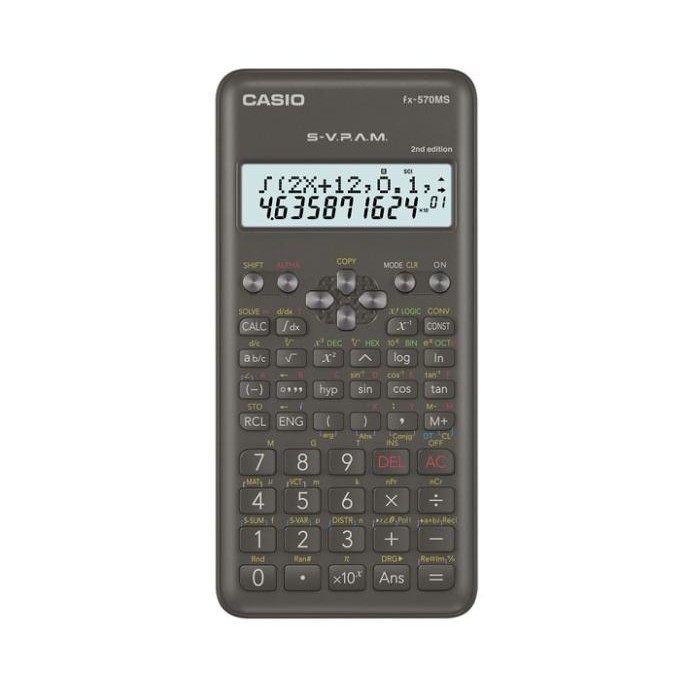 

TERLARIS - Casio Kalkulator FX-570MS Scientific Calculator Kuliah Sekolah FX 570