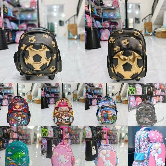 Laris Roda Trolley Tas Anak Sekolah