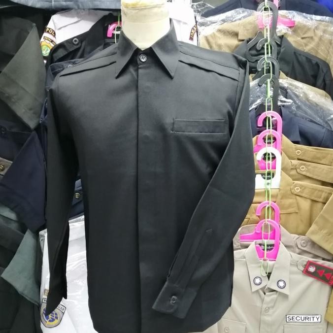 safari paspampres hitam lengan panjang `