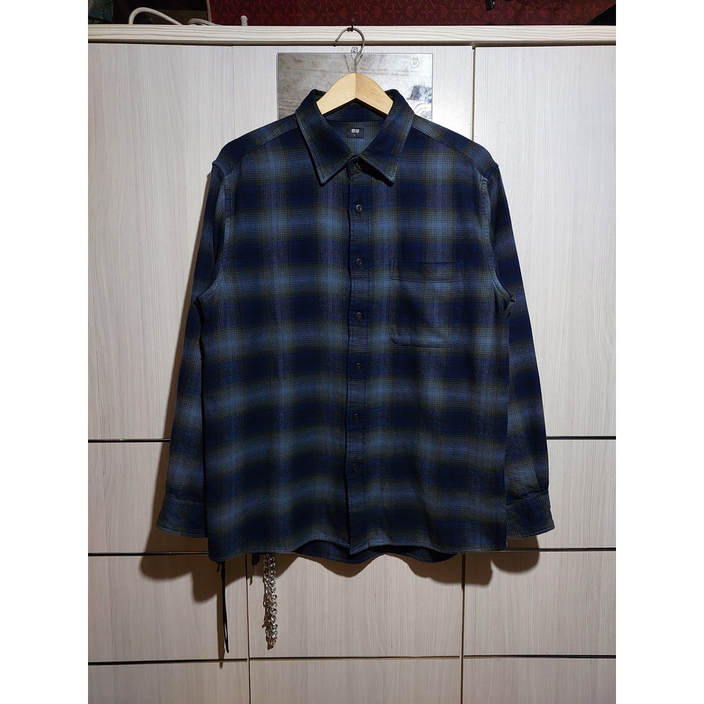 FLANEL VETERANO UNIQLO SECOND ORIGINAL SIZE L