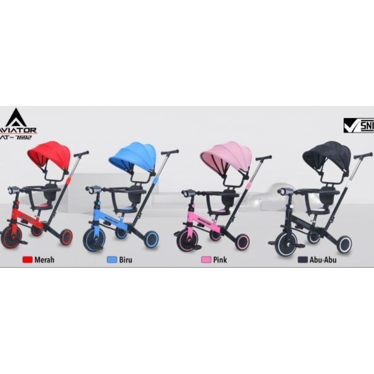 fx-45 BALANCE BIKE 3in1 SEPEDA MINI RIDE ON AVIATOR AT7905 / UNITY/ EXOTIC ET2008 / NUWA T20-5 / T20