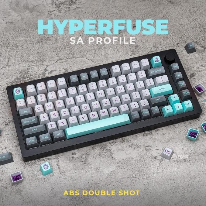 Hyperfuse Sa Doubleshot Abs Keycap New Stok