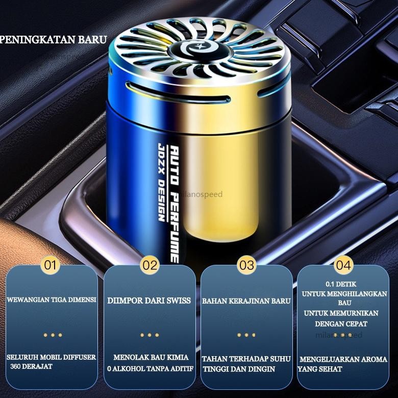 Parfum Mobil Pengharum Mobil / Ruangan / Universal 140Gram Botol Warna Hitam Awet Segar Model Terbar