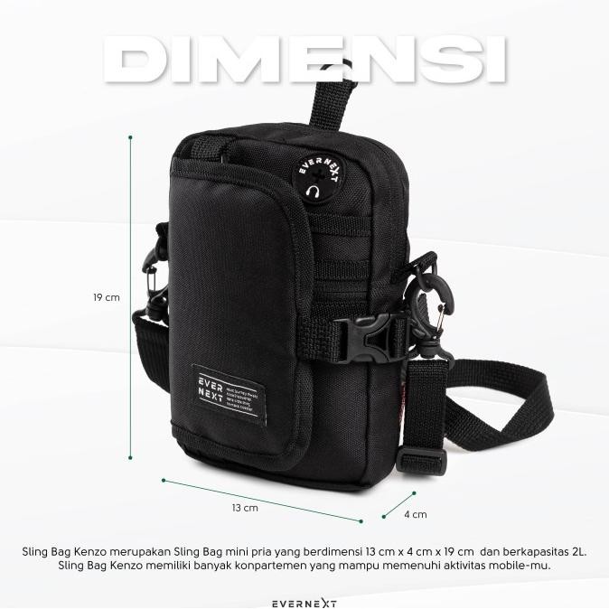 Promo Tas Selempang Mini Pria Sling Bag Khenzo Sling Pouch Pria Tas Distro