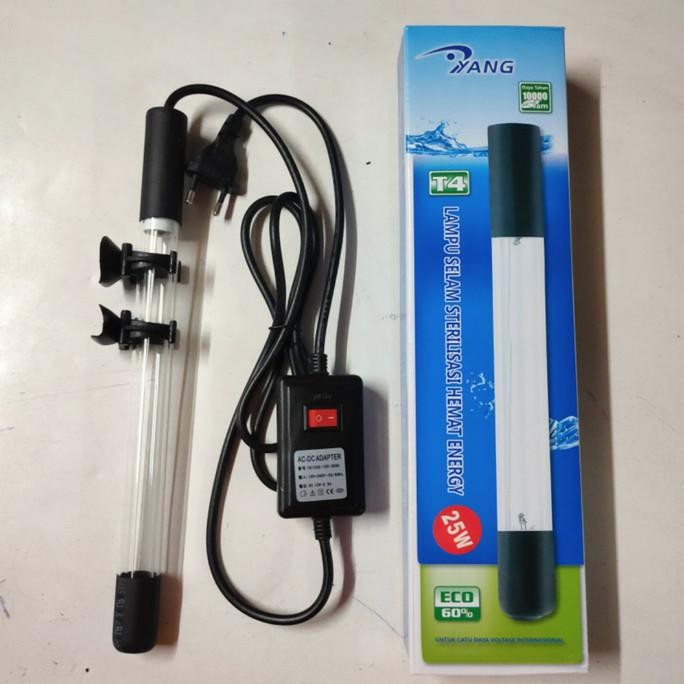 Promo Lampu Uv Yang 25 Watt Kolam Sumbersible Lamp Uv Yang 25Wat