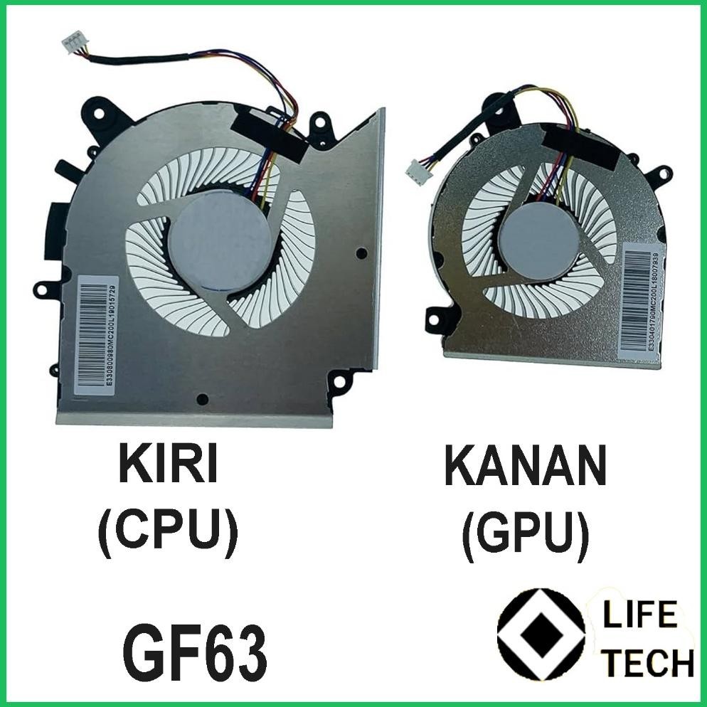 Fan Msi Gf63 Gf65 Thin, Gf65 Thin 9Sd, Gf65 Thin 9Se, Gf65 Thin 9Ser, Gf65 Thin 9Sexr, Gf65 Thin 10S