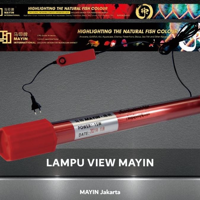 Promo Lampu View Mayin - 112Cm - Arwana Super Red - Aquarium - Submersible