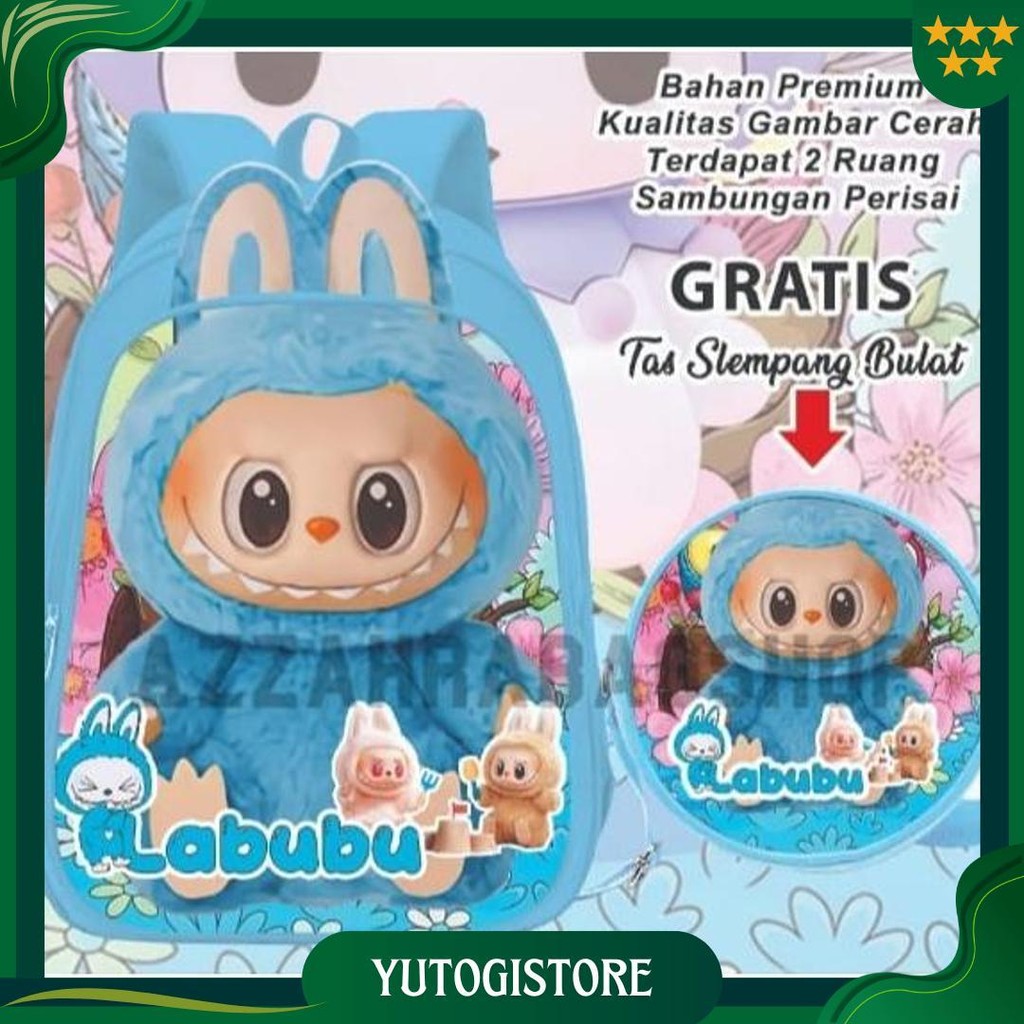 Tas Anak Tk Labubu Gratis Tas Slempang/Ransel Anak Labubu/Tas Anak Tk Labubu/Tas Sekolah Anak Peremp