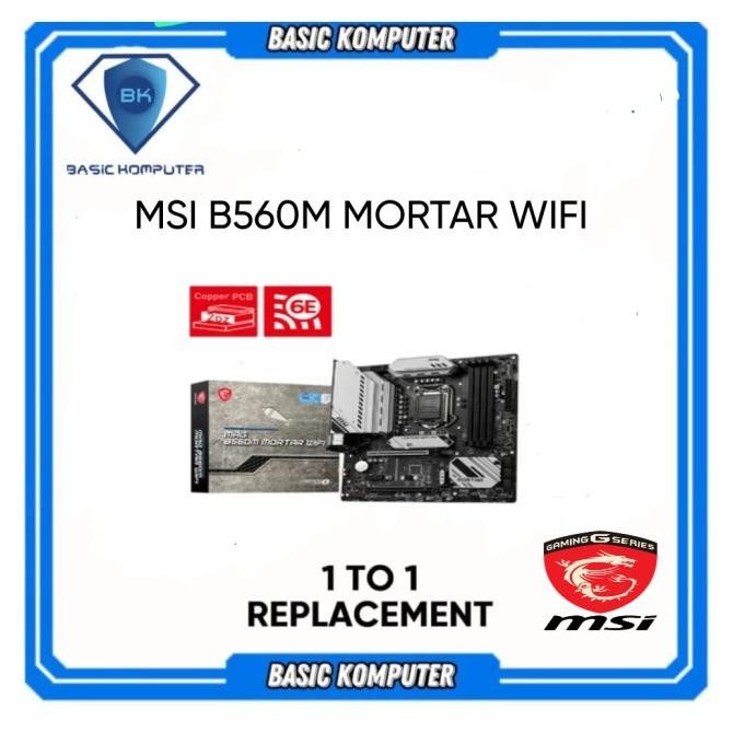 MSI MAG B560M MORTAR WIFI INTEL LGA1200 MOTHERBOARD