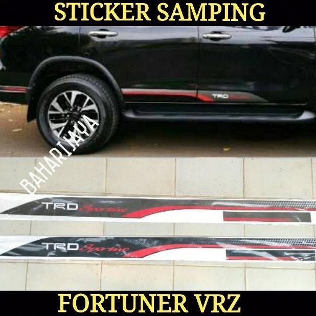 stiker trd Fortuner vrz