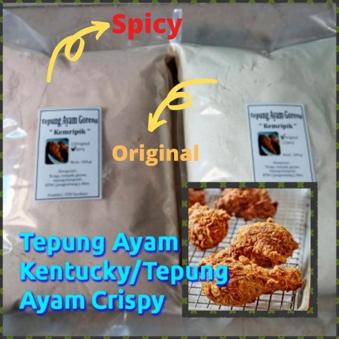 

+%+%+%] 1kg Tepung Ayam Goreng Crispy/Tepung Kentucky Fried Chicken