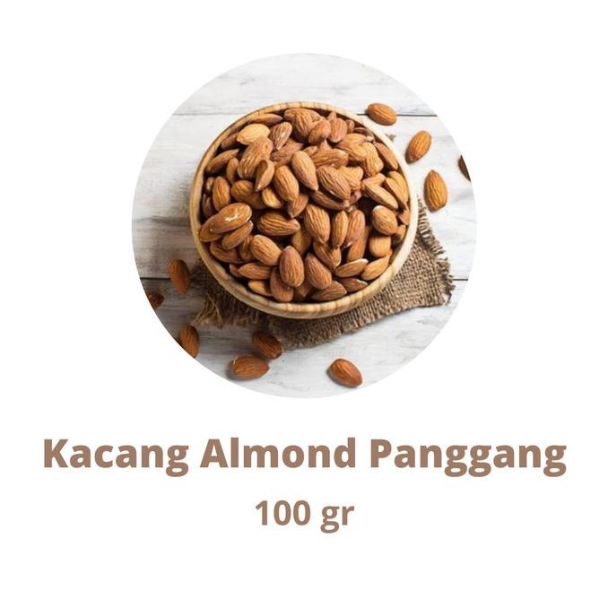 

~@~@~@~@] [100 gram] Kacang Almond Panggang/ Roasted Almond