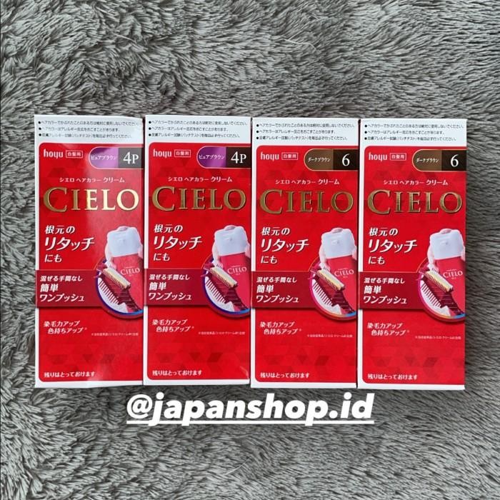 HOYU CIELO Hair Color Cream Pewarna Rambut Japan