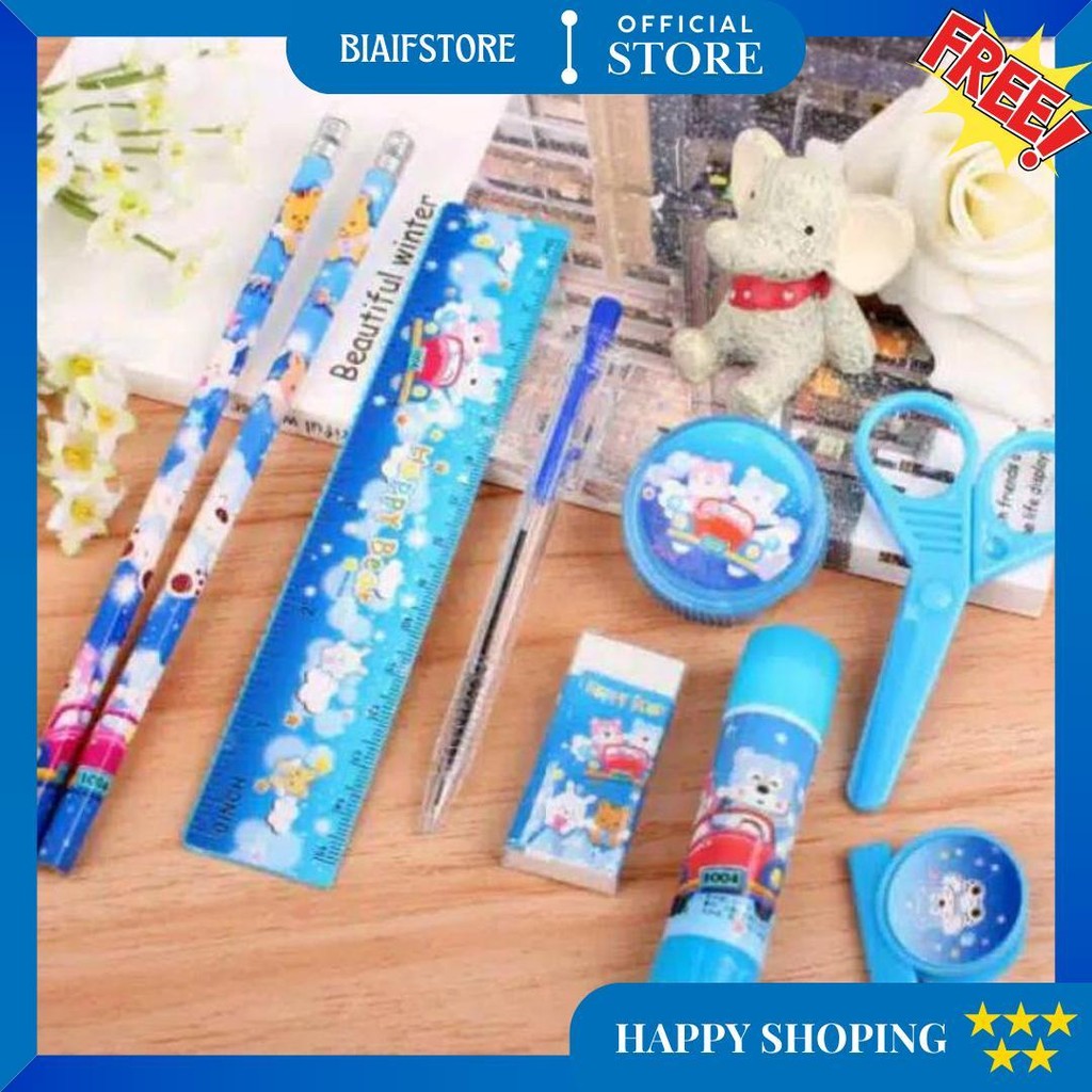 

Ps9062 Alat Tulis 9In1 Pensil Set, Perlengkapan Sekolah Anak, Pena Belajar, Stationary Kids School D Gratis Ongkir