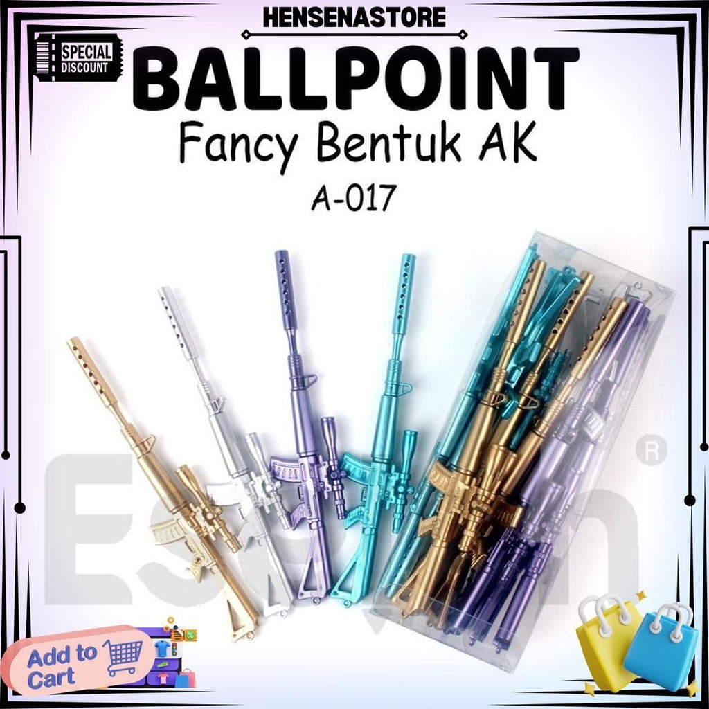 

12Pcs Pulpen Gel Fancy / 1 Pak Pulpen Fancy Bentuk D Promo 4.4
