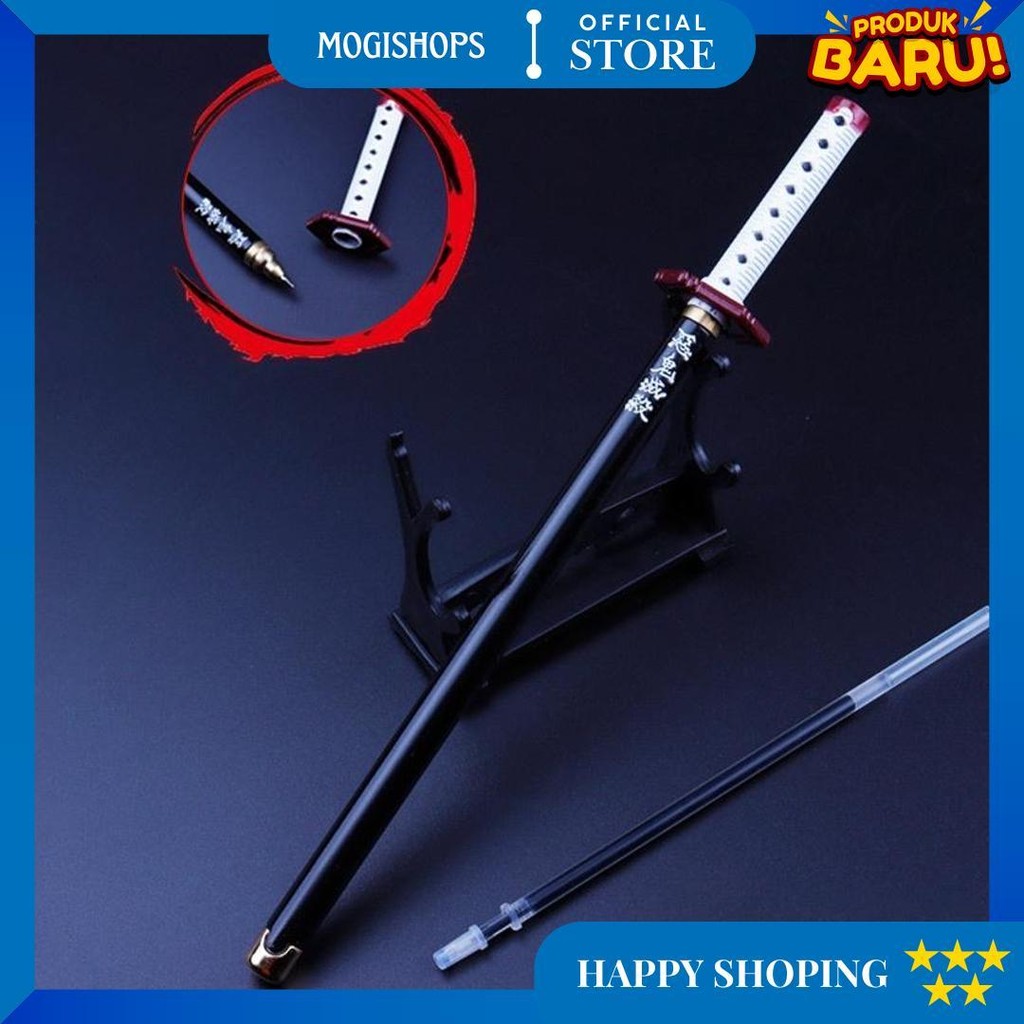 

Pena Pulpen Pedang Sword Pen Anime Demon Slayer Kimetsu No Yaiba Tanjiro Zenitsu Giyu Rengoku Alat Tulis D Best Seller