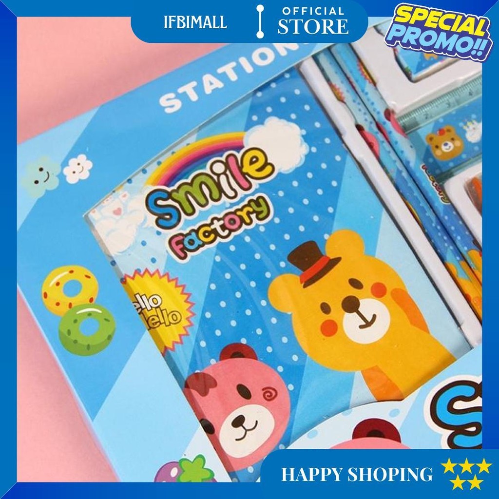 

Peachs - S5982 Set Alat Tulis 8 In 1 / Set Alat Tulis Anak Motif Kartun / Set Alat Tulis 8 In 1 Lucu / Stationery Set 8 In 1 Lucu D Termurah