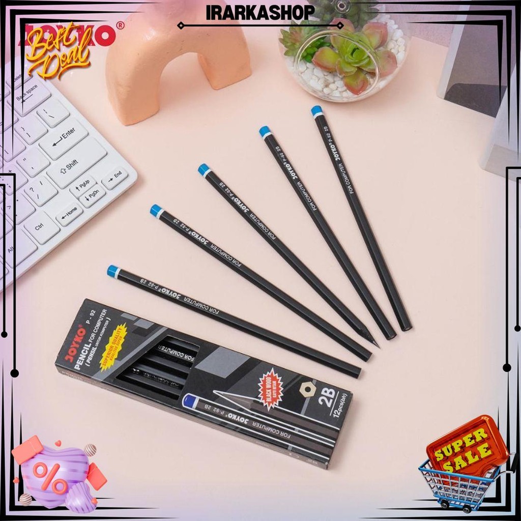 

Pencil Pensil Joyko P-92 2B 1 Box 12 Pcs D Cod
